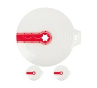 CUDVOLHTU Coperchio di protezione anti-trabocco for ciotola di miscelazione, 3 pezzi, accessori da cucina con frusta anti-schizzi