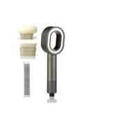 CUDVOLHTU Filtro for soffione doccia, purificazione dell'acqua pressurizzata, doccia portatile for il bagno a risparmio energetico(Grey Set)