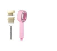 CUDVOLHTU Filtro for soffione doccia, purificazione dell'acqua pressurizzata, doccia portatile for il bagno a risparmio energetico(Pink Set)