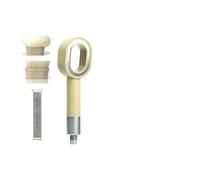 CUDVOLHTU Filtro for soffione doccia, purificazione dell'acqua pressurizzata, doccia portatile for il bagno a risparmio energetico(Beige Set)