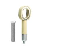 CUDVOLHTU Filtro for soffione doccia, purificazione dell'acqua pressurizzata, doccia portatile for il bagno a risparmio energetico(Beige)