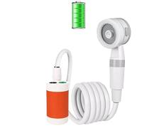 CUDVOLHTU Pompa sommersa elettrica da 12 V e 20 W, set di rubinetto portatile for lavatrice, kit doccia da campeggio(5V Charge Shower Kit)