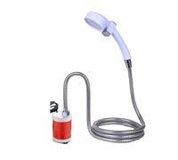 CUDVOLHTU Pompa sommersa elettrica da 12 V e 20 W, set di rubinetto portatile for lavatrice, kit doccia da campeggio(110V-240V shower Kit)