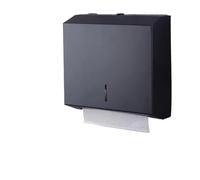 CUDVOLHTU Scatola For Tovaglioli Di Carta Nera, Porta Tovaglioli Di Carta Antifurto In Acciaio Inossidabile 304 Con Serratura A Chiave(Black-Nail)