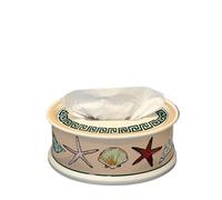 CUDVOLHTU Scatola porta fazzoletti in ceramica for la casa e il soggiorno, scatola portaoggetti decorativa for tavolo da tè e scrivania(B)