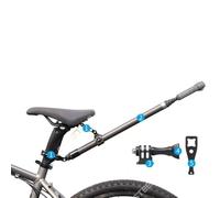 CUDVOLHTU Supporto for sedile posteriore for bicicletta con vista 3D, compatibile con staffe for fotocamera da 13/12", Insta360 X5, X4, Osmo360 Action 5, Pro 4(3m Carbon Fiber kit)
