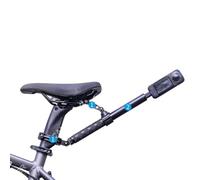 CUDVOLHTU Supporto for sedile posteriore for bicicletta con vista 3D, compatibile con staffe for fotocamera da 13/12", Insta360 X5, X4, Osmo360 Action 5, Pro 4(1.1m Selfie 2in1 Kit)