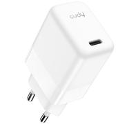 Cudy 30W Caricabatterie GaN con USB-C Professional Access Point, CH30 | Caricabatterie USB-C GaN da 30 W, USB USB PD 3.0 + Quick Charge 3.0, design compattoprofes, adatto a piccole e medie imprese