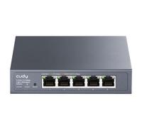 Cudy HS105 Switch Ethernet, 5 Porte Ethernet RJ45 Da 2,5 Gbps, Rilevamento Loop, Risparmio Energetico 802.3az, Montaggio A Parete/Da Tavolo