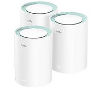 Cudy M1300 Pack de 3 Sistemas WiFi Mesh AC1200 Dual Band - 867Mbps en 5GHz, 300Mbps en 2,4GHz - 1x Puerto LAN 1000/100/10Mbps,