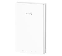 Cudy AC1200 AP da Parete Switch 5 Porte GbE Professionale, AP1300 Wall | WiFi 5 a 867+300 Mbps, switch 5x GbE, IEEE IEEE 802.3at, 650 piedi quadrati, 40 client, captive portal, C200P gestito