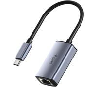 Cudy Adattatore da USB 3.0 a Gigabit Ethernet, USB-C, RJ45, UE10C | Da USB-C 3.0 a GbE RJ45, 10/100/1000 Mbps, plug and play, Wake-on-LAN, compatibile con Windows/macOS/Linux/Android/iPadOS