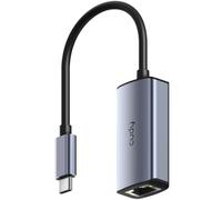 Cudy Adattatore Ethernet da USB-C a 2,5 Gbps, adattatore di rete cablata, adattatore LAN Thunderbolt in alluminio RJ45 2500 Mbps, compatibile con MacBook, iPhone 15/16, Steam Deck, Switch, UE25C