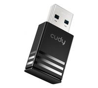 Cudy Wi-Fi 5 ad alto guadagno AC1300 MU-MIMO WPA3 W, WU1300S | WiFi 5 AC1300867 400 Mbps, interfaccia USB 3.0, WPA3, MU-MIMO, dual-band, compatto, Win/macOS/Linux, senza driver, p