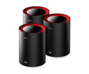 CUDY AX3000 2,5G Sistema di mesh Wi-Fi 6 Wi-Fi 6, 2,5 g WAN, Backhaul Ethernet, Ideale per 1Gig+ Internet, Wireguard, OpenVPN, Zerotier, CloudFlare, DDNS, 2023 Rilascio M3000 3-Pack