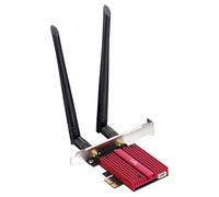 Cudy AX5400 Tri-Band Wi-Fi 6E Bluetooth PCI-E Adapter PC WE3000S | Modulo Intel AX210, 2,4/5/6GHz fino a 5400Mbps, Bluetooth 5.3, slot PCIe, WPA3, OFDMA MU-MIMO, Win 10/11