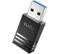 Cudy AX900 WiFi 6 Adattatore USB WU900, Dongle wireless dual-band 600Mbps + 286Mbps, design compatto nano, gioco a bassa latenza, MU-MIMO, OFDMA, Windows 7/10/11, compatibile con Linux