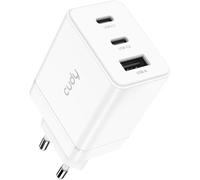 Cudy Caricatore USB C 67 W 3 porte, 2 Tipo C, 1 USB-A Presa Caricatore iPhone Ricarica Rapida, QC/PD 3.0 Parete Adattatore per iPhone, iPad, Samsung, Sony, CH67