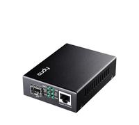 Cudy Convertitore multimediale Gigabit MC220 da SFP a RJ45, convertitore da fibra a Ethernet, Plug and Play, alloggiamento in metallo, compatibilità completa, negoziazione automatica
