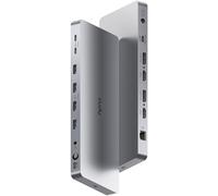 Cudy Dock USB-C doppio 4K, DisplayLink, 150 W, Dock USB-C doppio 4K, CS700 | Dock DisplayLink, doppia porta HDMI DP 4K a 60 Hz, supera il limite di un solo schermo del MacBook, PD da 100 W