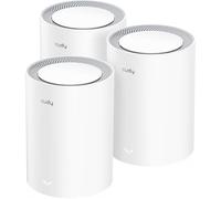 Cudy Dual Band BE3600 WiFi 7 Sistema Mesh Wi-Fi, 3,6 Gbps 160 Mhz, copertura fino a 7000 mq, 3 porte Gigabit, compatibile con Multi-VPN, controllo APP Cudy (M3600, confezione da 3)