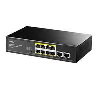 CUDY SWITCH RETE 8 PORTE POE + 2 PORTE UPLINK 10/100MBPS 120W (FS1010P)