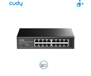 CUDY FS1016. Switch a 16 porte 10/100 Mbps, Vlan/Extend, rack