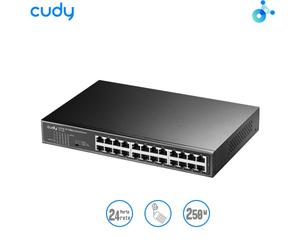 CUDY FS1024. Switch a 24 porte 10/100 Mbps, Vlan/Extend, rack