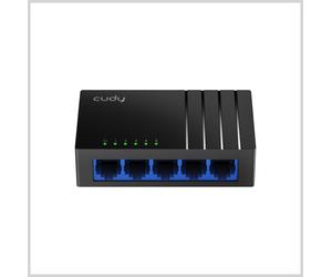 CUDY FS105D SWITCH RETE 5 PORTE FAST ETHERNET 10/100/1000 MBIT/S PLUG-AND-PLAY