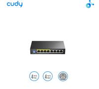 CUDY GS1008P. Switch non gestito PoE a 8 porte Gbps, 4PoE extend/priority/watchdog, 60W