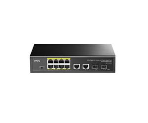 CUDY GS1010PS2. Switch a 10 porte Gbit 8 porte PoE +2 Gbit +2 SFP,120W