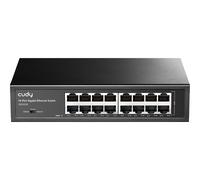 CUDY GS1016 Gigabit Ethernet (10/100/1000) Montaggio rack 16 10/100/1000Mbps