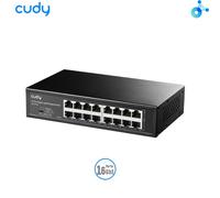 CUDY GS1016E. Switch a 16 porte Gbit Managed/Vlan/Extend/reset, rack