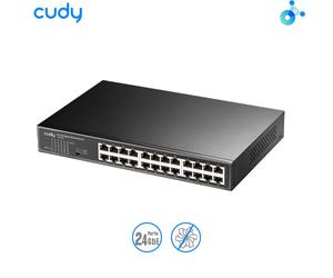 CUDY GS1024. Switch a 24 porte Gbit Vlan/Extend/default, rack