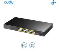 CUDY GS1028PS2. Switch PoE a 24 porte Gbps+2 SFP Gbps,rack,300W