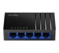 Cudy GS105D Switch di Rete Ethernet Gigabit a 5 Porte, Splitter Ethernet - Desktop, Senza Ventola, Ottimizzazione del Traffico Plug and Play