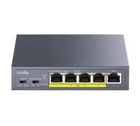 CUDY GS105P Switch PoE 4 porte