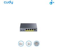 CUDY GS105P. Switch PoE a 5 porte Gbit VLAN,Extender con funzione Watchdog, 30W