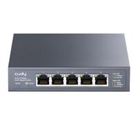 Cudy HS105 Switch Ethernet, 5 Porte Ethernet RJ45 Da 2,5 Gbps, Rilevamento Loop, Risparmio Energetico 802.3az, Montaggio A Parete/Da Tavolo