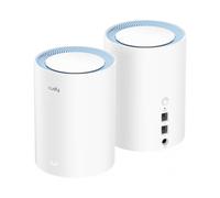 Cudy M1200 Pack de 2 Sistemas WiFi Mesh AC1200 Dual Band - 867Mbps en 5GHz, 300Mbps en 2,4GHz - 1x Puerto LAN 10/100Mbps, 1x Pu