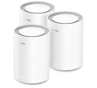 Cudy M3000 3-Pack AX3000 2,5G Sistema di Mesh Wi-Fi 6, 2,5G WAN, Backhaul Ethernet, Ideale per 1Gig+ Internet, OpenVPN, Zerotier, CloudFlare (M3000 3-Pack V2.0)