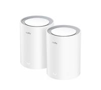 Cudy Dual Band BE3600 WiFi 7 Sistema Mesh Wi-Fi, 3,6 Gbps 160 Mhz, copertura fino a 4.800 mq, 3 porte Gigabit, compatibile con Multi-VPN, controllo APP Cudy (M3600, confezione da 2)