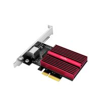 Cudy Scheda di rete PCIe da 10 GB, adattatore PCIe 10G Base-T, controllo del flusso, adattatore Ethernet da PCIe a 10 Gigabit, supporta Windows 11/10, WindowsServer 2022 e Linux, incluso cavo di rete