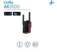 CUDY RE3000 Dual Band Wi-Fi 6 Range Extender/Access Point Mode 1 porta Gigabit gestibile da APP Cudy