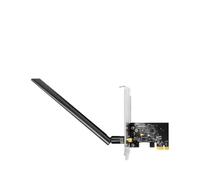 Cudy Scheda di Rete e AC650 Adattatore Ethernet, Windows 10/11, WE650 | WiFi 5 PCIe PCI-E Adattatore, PC per Windows 10/11 a 64 bit, 433+200 Mbps, 2,4+5 GHz, profilo ribassato, Antenne staccabili