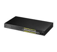 Switch 16 Porte L2 Gigabit PoE+ - CUDY - Modello Configurabile - 2 Porte Uplink - 200W