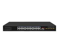 Cudy Switch 24 Porte Web-Managed PoE Gigabit L3 con 4 Porte SFP, GS5024PS4 Nero