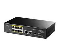 CUDY GS1010PS2 - 8-PORT GIGABIT POE+ SWITCH WITH 2 GIGABIT UPLINK PORTS AND 2 GI