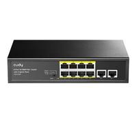Cudy Switch Di Rete 8 Porte Poe + 2 Porte Uplink 10/100mbps 120w Switch Non Gestionale Fs1010p