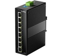 Cudy Switch di Rete Industriale 8 Porte Gigabit, Switch da Rack DIN IP40, Protez
